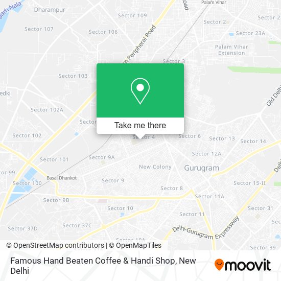 Famous Hand Beaten Coffee & Handi Shop map