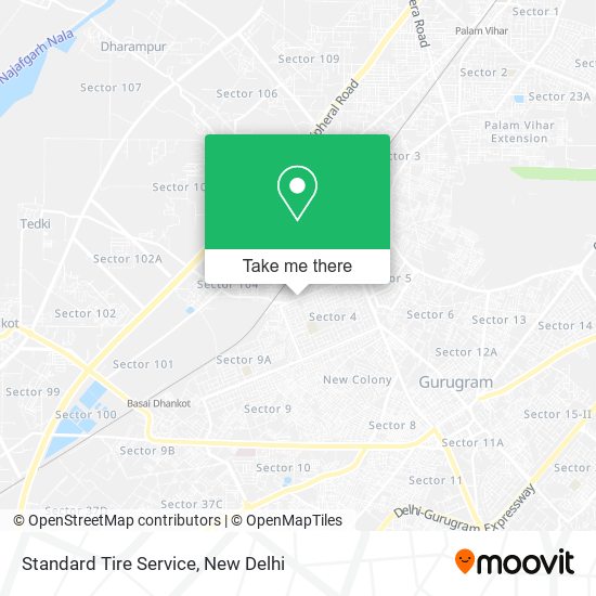 Standard Tire Service map