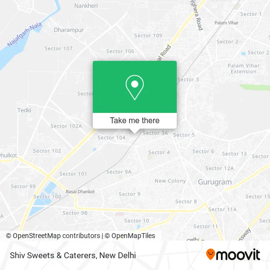 Shiv Sweets & Caterers map