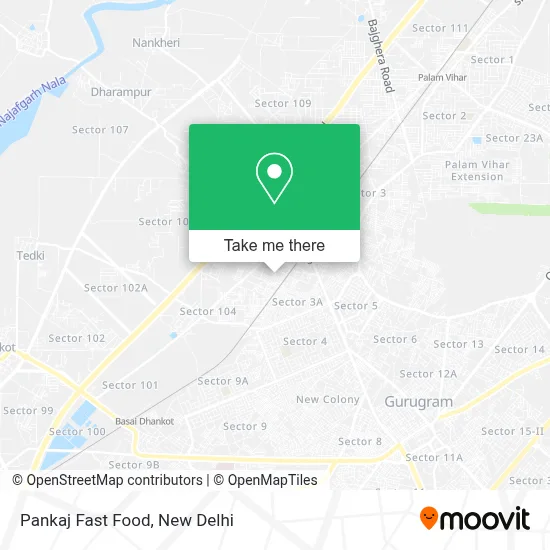 Pankaj Fast Food map