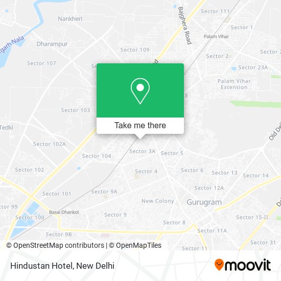 Hindustan Hotel map