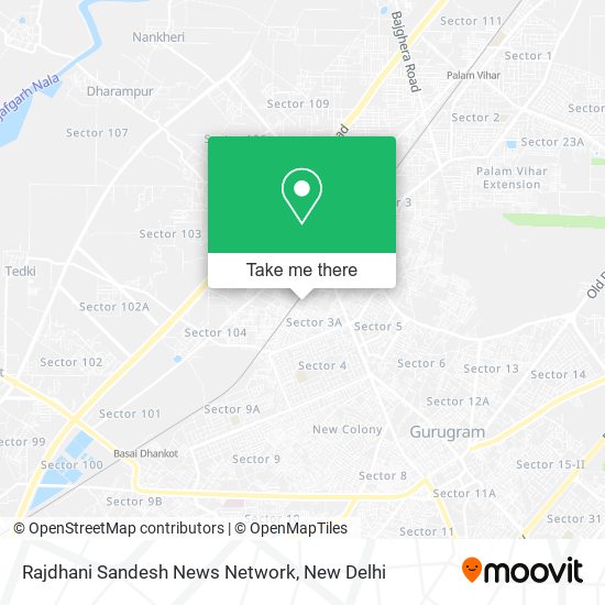 Rajdhani Sandesh News Network map