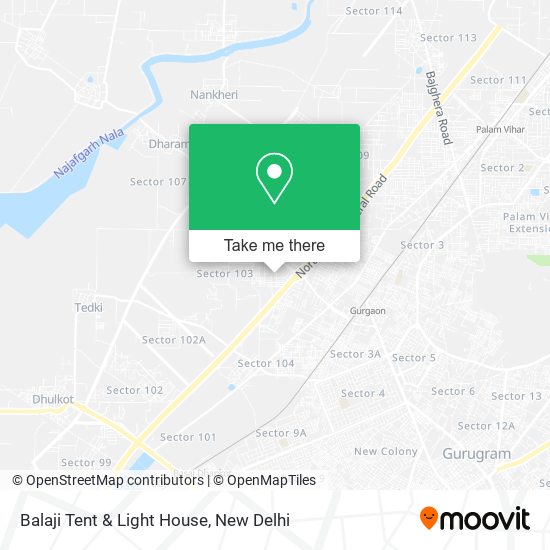 Balaji Tent & Light House map
