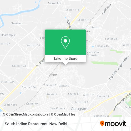 South Indian Restaurant map