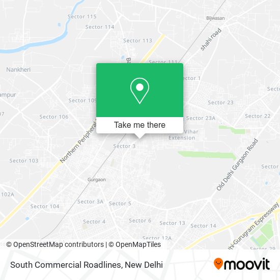South Commercial Roadlines map