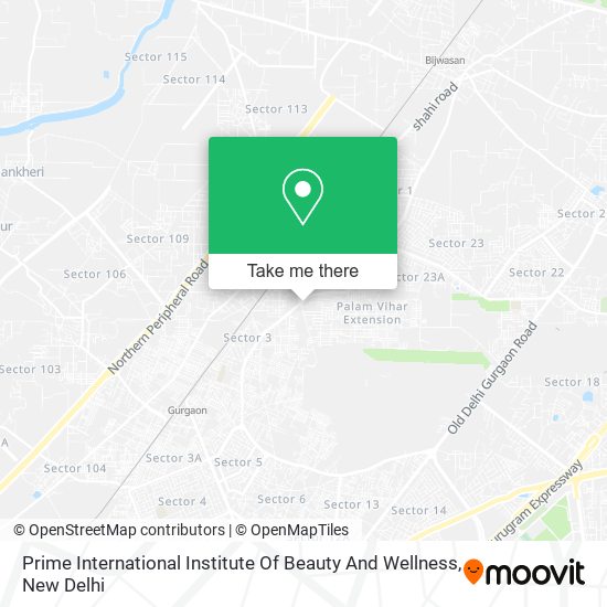 Prime International Institute Of Beauty And Wellness map