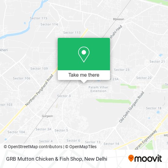 GRB Mutton Chicken & Fish Shop map