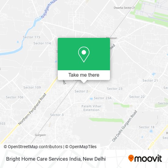 Bright Home Care Services India map