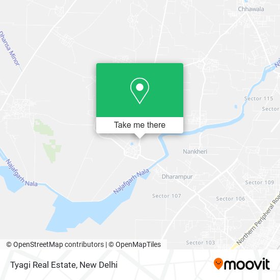 Tyagi Real Estate map