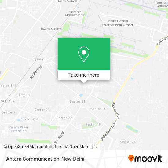 Antara Communication map