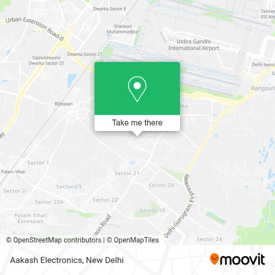 Aakash Electronics map