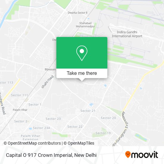Capital O 917 Crown Imperial map