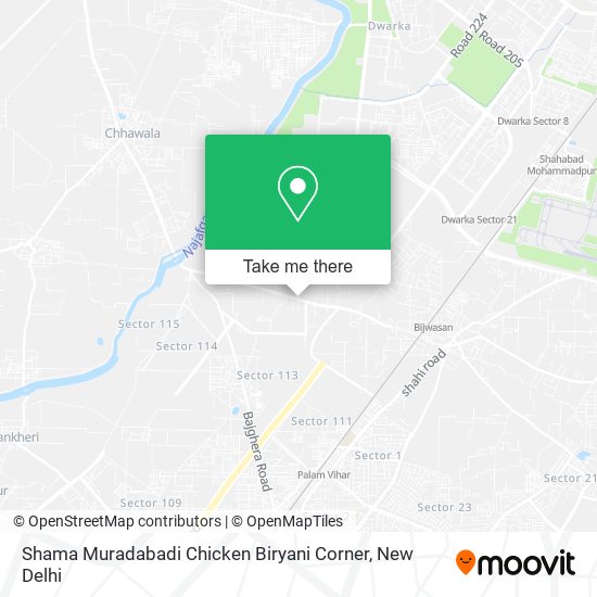Shama Muradabadi Chicken Biryani Corner map