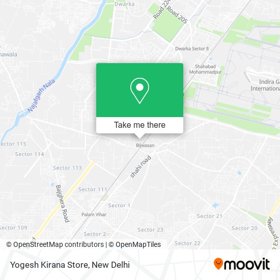 Yogesh Kirana Store map