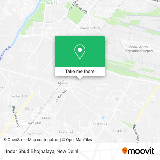 Indar Shud Bhojnalaya map
