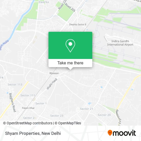 Shyam Properties map