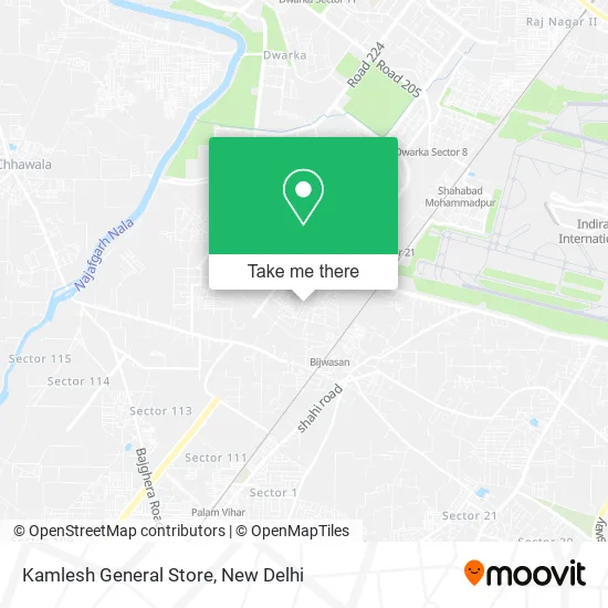 Kamlesh General Store map