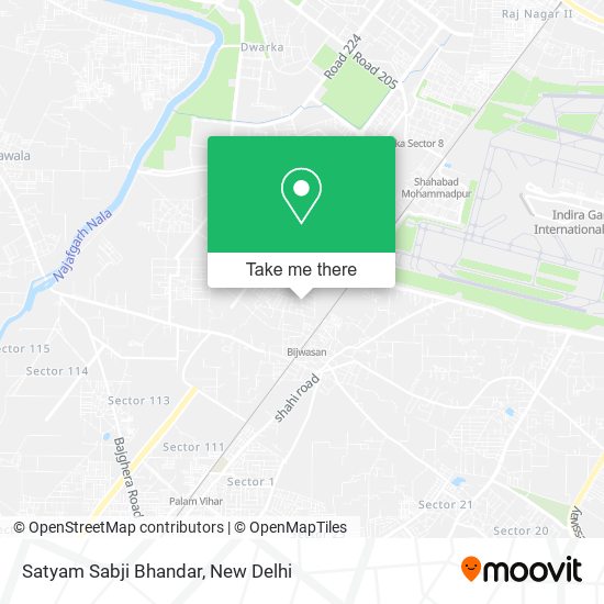 Satyam Sabji Bhandar map