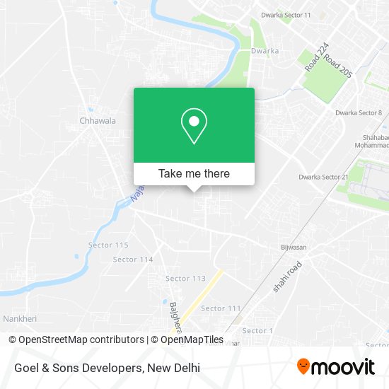 Goel & Sons Developers map