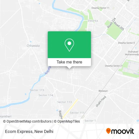 Ecom Express map