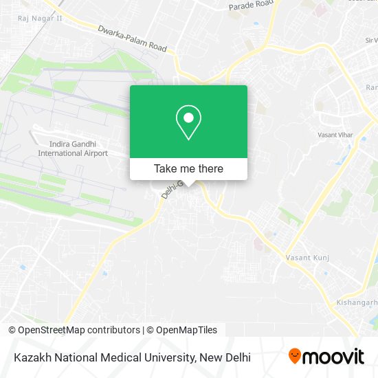 Kazakh National Medical University map