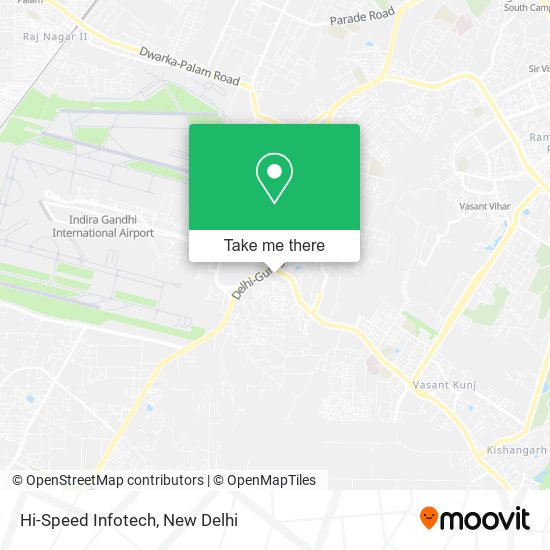 Hi-Speed Infotech map