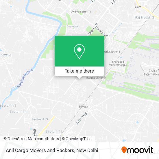 Anil Cargo Movers and Packers map