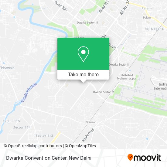 Dwarka Convention Center map