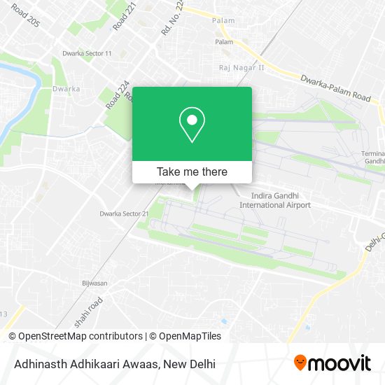 Adhinasth Adhikaari Awaas map