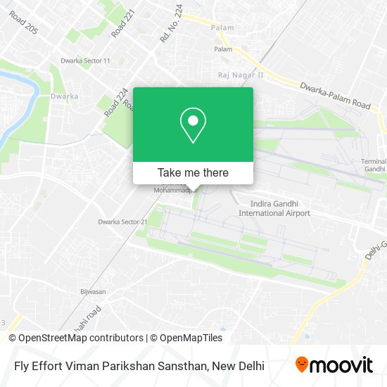 Fly Effort Viman Parikshan Sansthan map