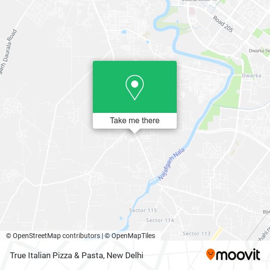 True Italian Pizza & Pasta map