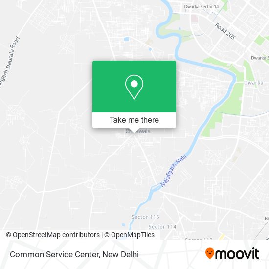 Common Service Center map