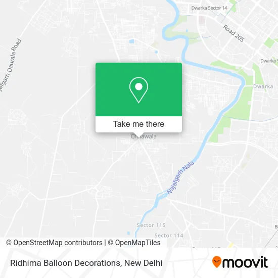 Ridhima Balloon Decorations map
