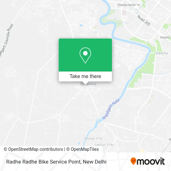 Radhe Radhe Bike Service Point map
