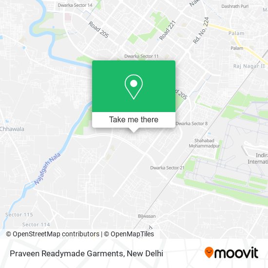 Praveen Readymade Garments map