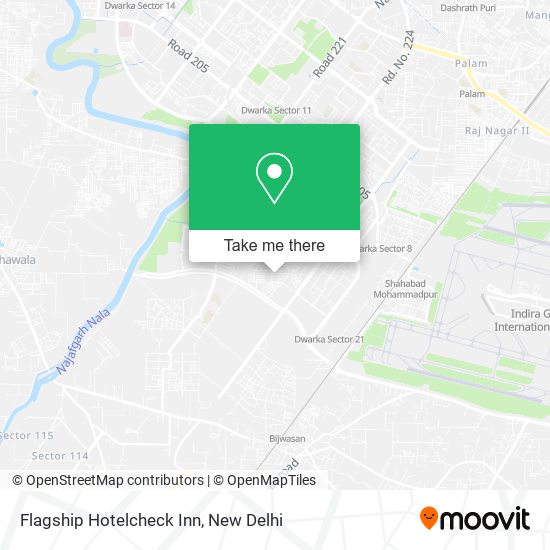 Flagship Hotelcheck Inn map
