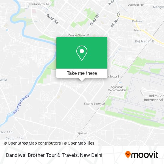 Dandiwal Brother Tour & Travels map
