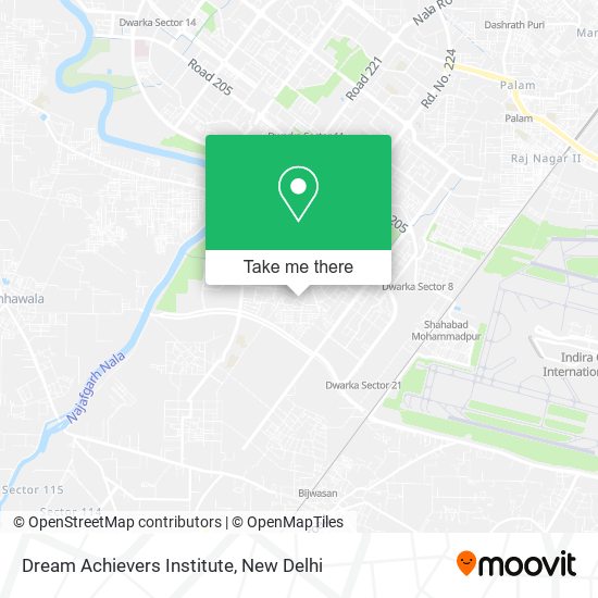 Dream Achievers Institute map