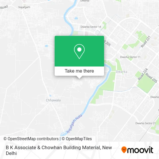B K Associate & Chowhan Building Material map