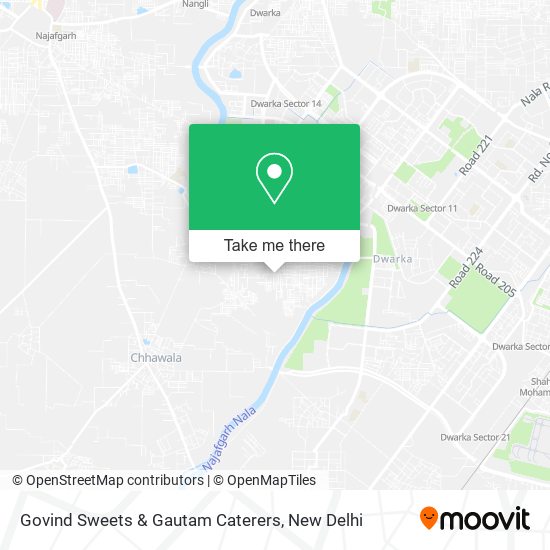 Govind Sweets & Gautam Caterers map