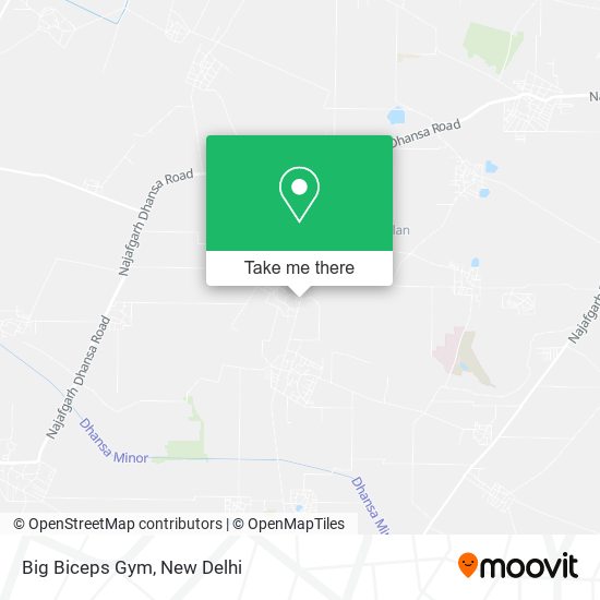 Big Biceps Gym map