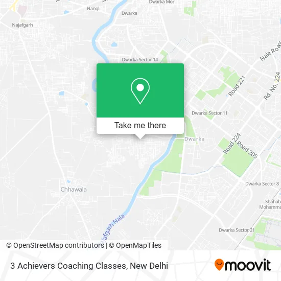 3 Achievers Coaching Classes map