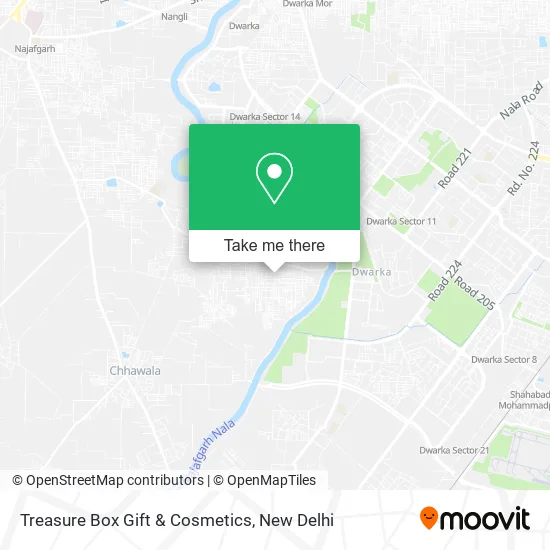 Treasure Box Gift & Cosmetics map