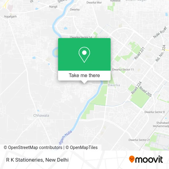 R K Stationeries map