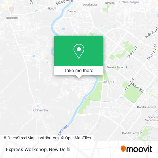Express Workshop map