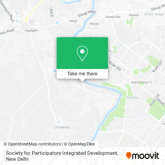 Society for Participatory Integrated Development map