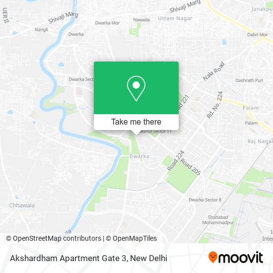 Akshardham Apartment Gate 3 map