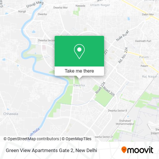 Green View Apartments Gate 2 map