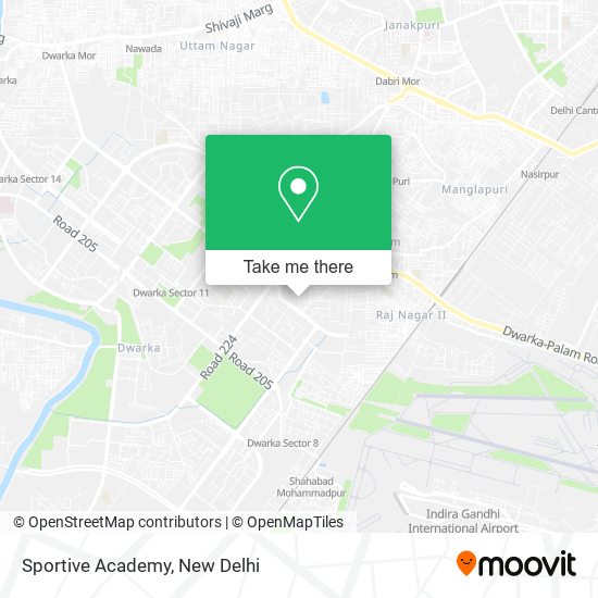 Sportive Academy map