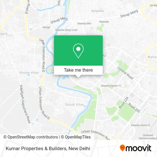 Kumar Properties & Builders map